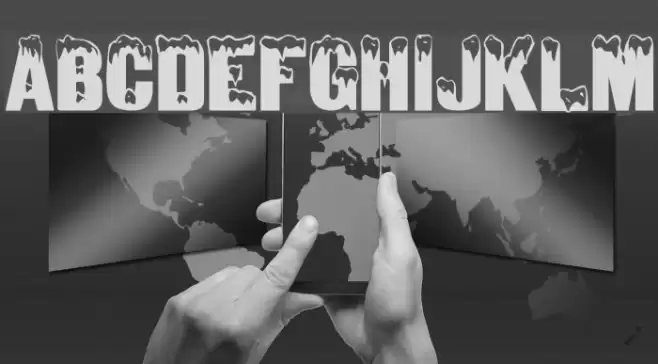 SnowtopCaps Regular Font examples