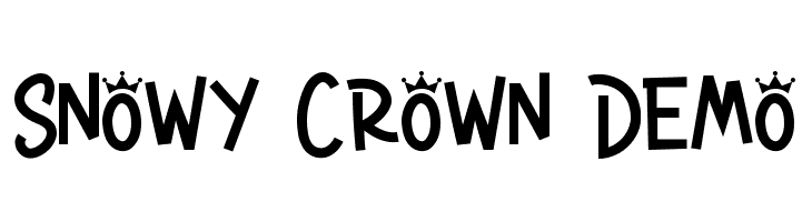 Snowy Crown Demo  免费字体下载