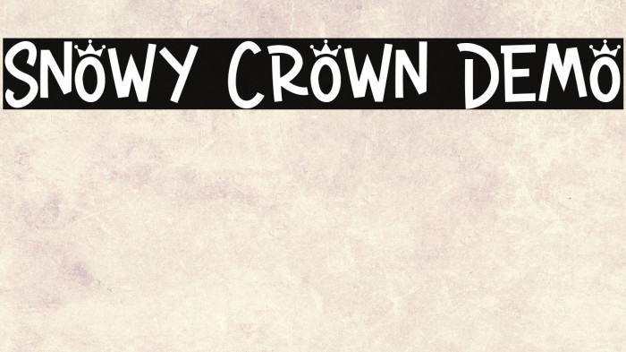 Snowy Crown Demo Example 2