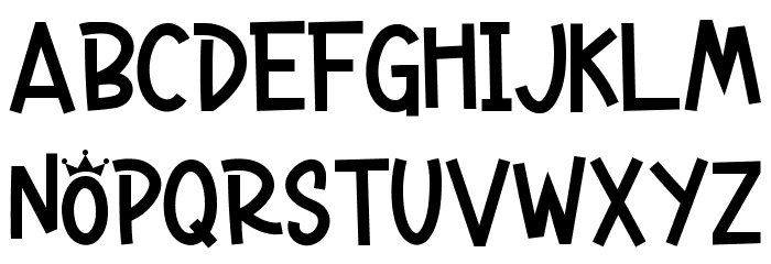 Snowy Crown Demo Font LOWERCASE