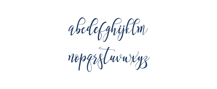 Snowy Holiday Lowercase