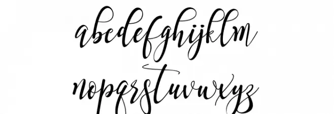 Snowy Holiday Font LOWERCASE