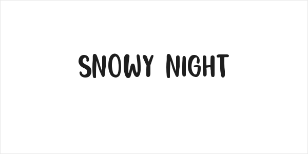 Snowy Night Logo