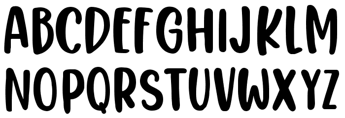 Snowy Night Font LOWERCASE