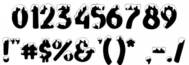 Snowy Season Font OTHER CHARS