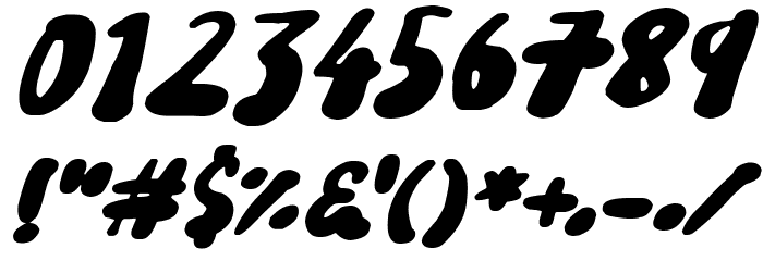 Snowy Skies Italic Font OTHER CHARS