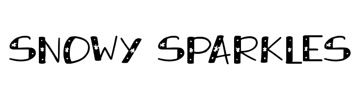 Snowy Sparkles  les polices de caractères gratuit tlcharger
