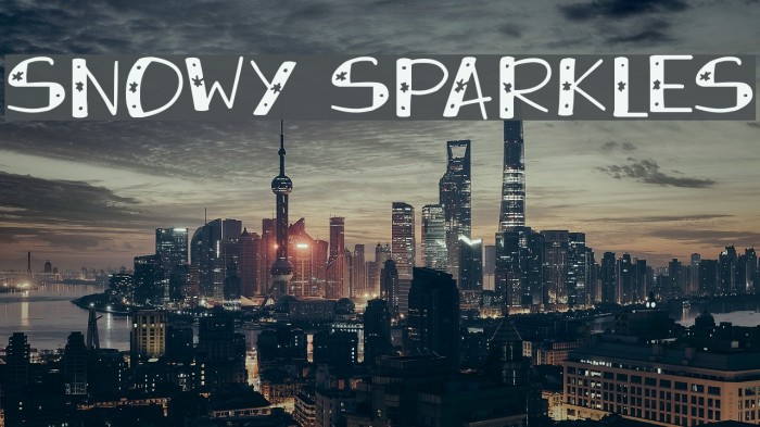 Snowy Sparkles Example 2