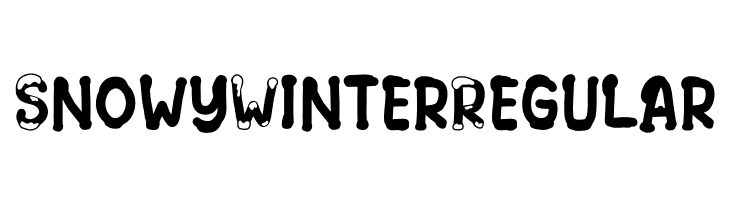 Snowy Winter Regular  Descarca Fonturi Gratis