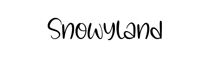 Snowyland  Free Fonts Download