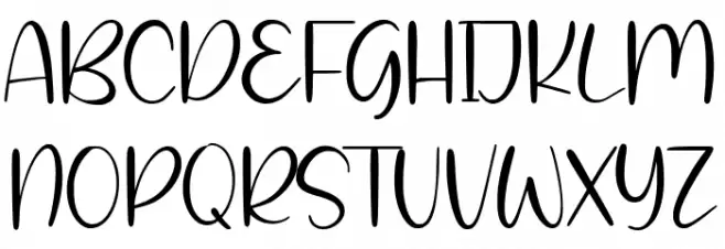 Snowyland Font UPPERCASE