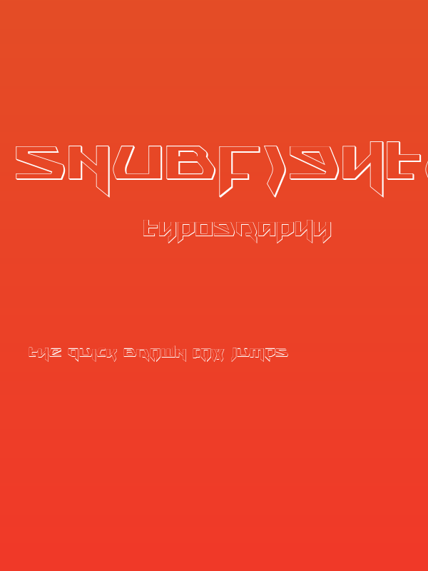 Snubfighter 3D Poster