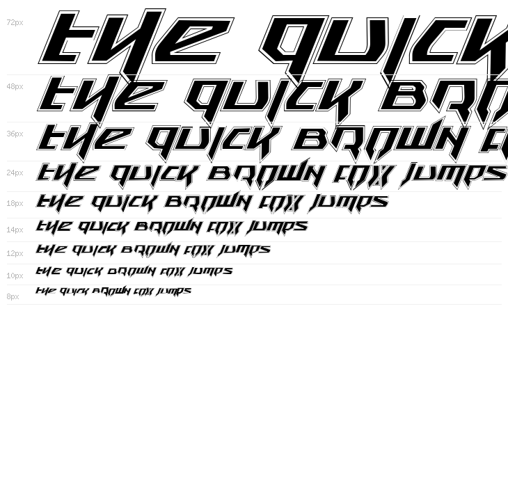 Snubfighter Academy Italic Waterfall