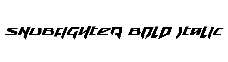 Snubfighter Bold Italic  Frei Schriftart Herunterladen