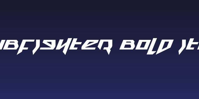 Snubfighter Bold Italic Social Header