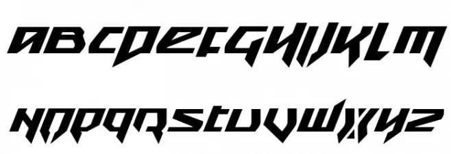 Snubfighter Bold Italic फ़ॉन्ट लोअरकेस