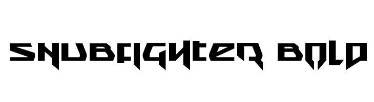 Snubfighter Bold Fonte