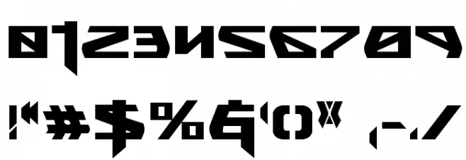 Snubfighter Bold Font OTHER CHARS