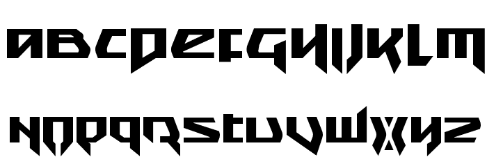 Snubfighter Bold Font LOWERCASE