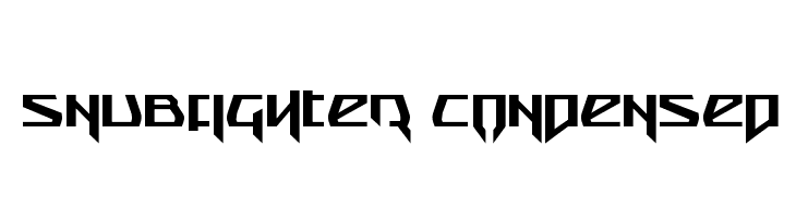 Snubfighter Condensed  font caratteri gratis
