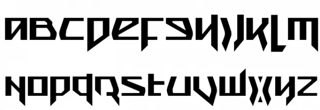 Snubfighter Condensed Polices MAJUSCULES
