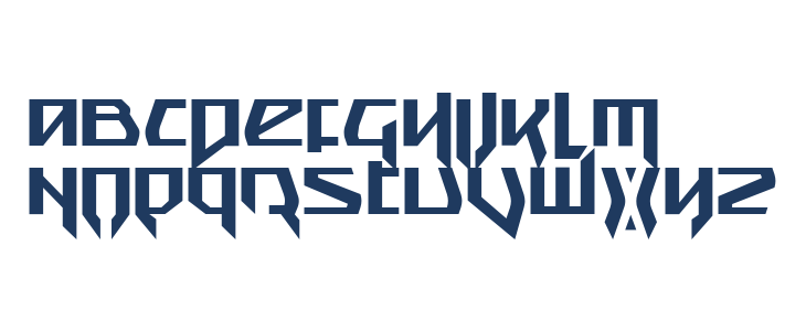 Snubfighter Condensed Lowercase