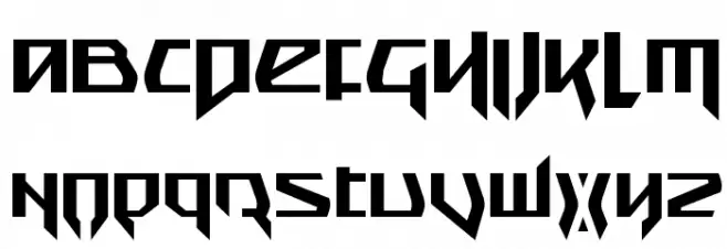 Snubfighter Condensed फ़ॉन्ट लोअरकेस