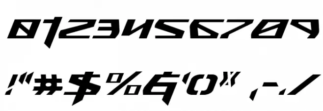 Snubfighter Expanded Italic Fonte OUTROS PERSONAGENS