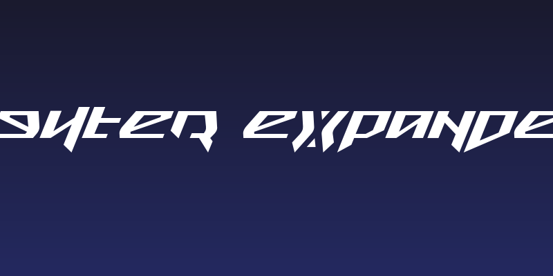 Snubfighter Expanded Italic Social Header