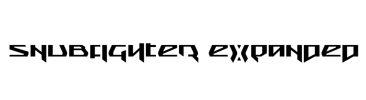 Snubfighter Expanded  フリーフォントのダウンロード