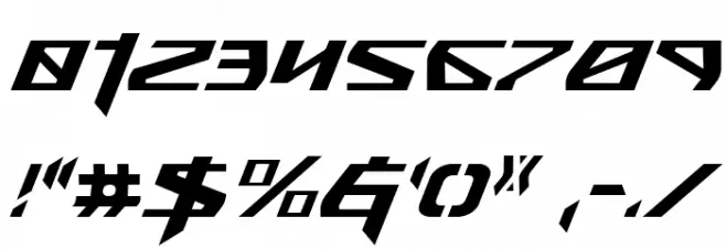 Snubfighter Italic Font OTHER CHARS