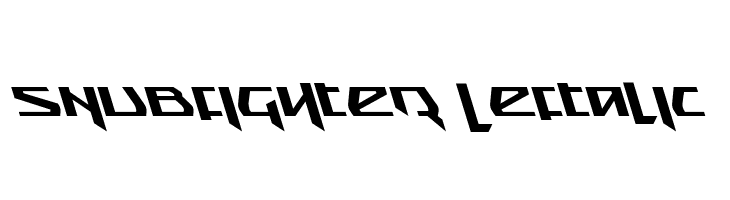 Snubfighter Leftalic  Free Fonts Download