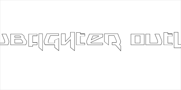 Snubfighter Outline Logo