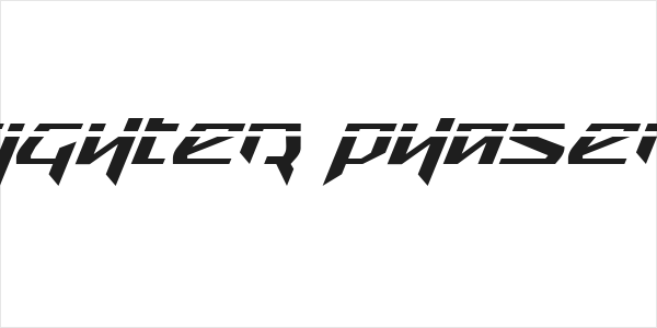 Snubfighter Phaser Italic Logo