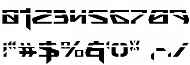 Snubfighter Phaser Font OTHER CHARS