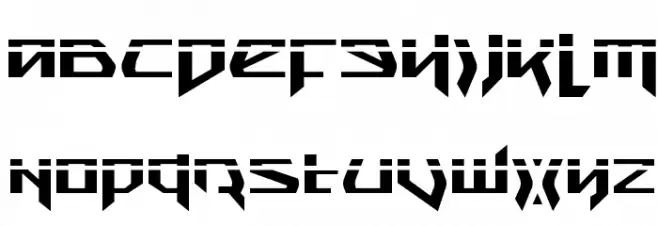 Snubfighter Phaser Шрифта ВЕРХНИЙ