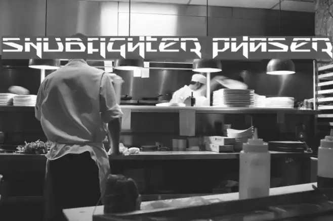 Snubfighter Phaser Font examples