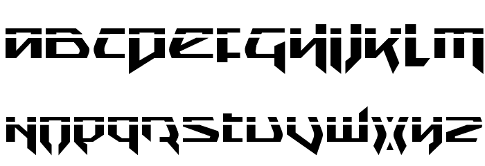 Snubfighter Phaser Font LOWERCASE