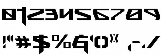 Snubfighter Font OTHER CHARS