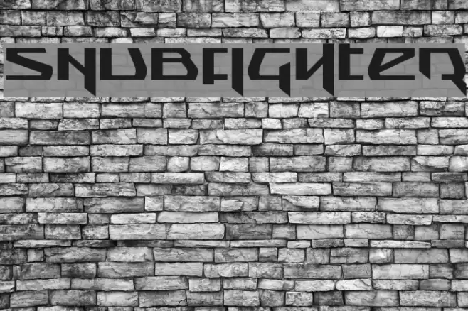 Snubfighter Font examples