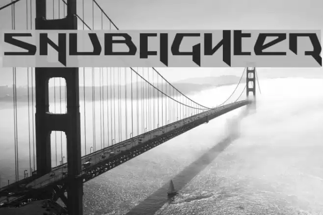 Snubfighter Font examples