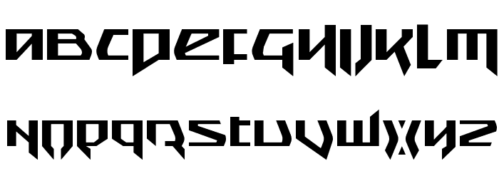 Snubfighter Font LOWERCASE
