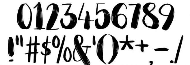 Snubnose DEMO Regular Font OTHER CHARS