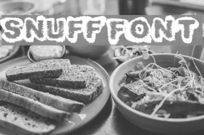 Snuff Font examples