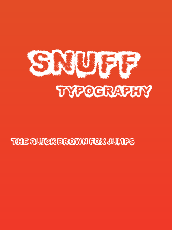 Snuff Poster