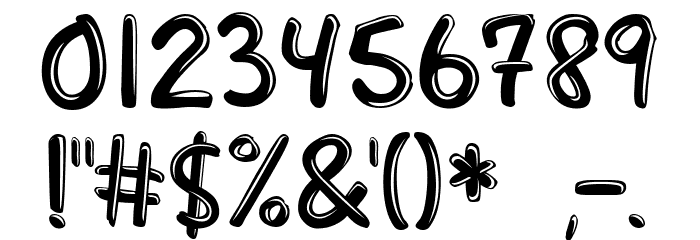 Snufkin Font OTHER CHARS
