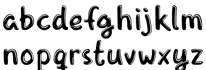 Snufkin Font LOWERCASE