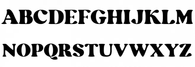 SnugFREE Schriftart Groß