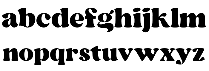 SnugFREE Font LOWERCASE