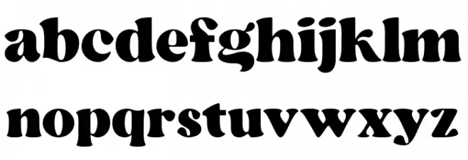 SnugFREE Font LOWERCASE